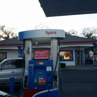 Spirit gas station