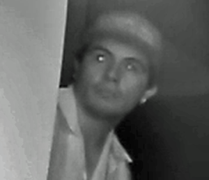 A photo of Levi Mattson caught on a security camera in May