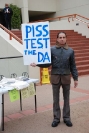 Piss Test the DA sign