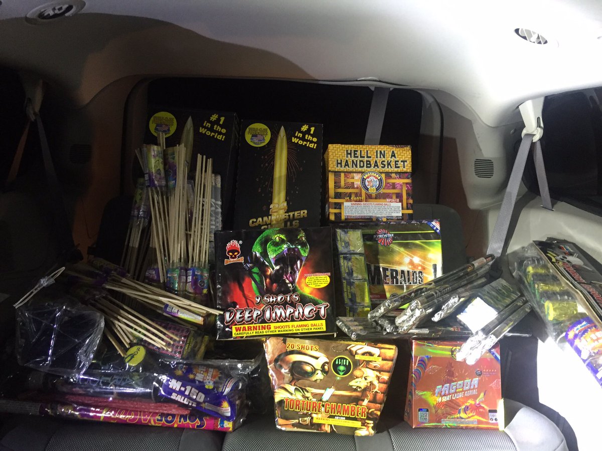 Santa Maria police seize nearly 100 pounds of fireworks