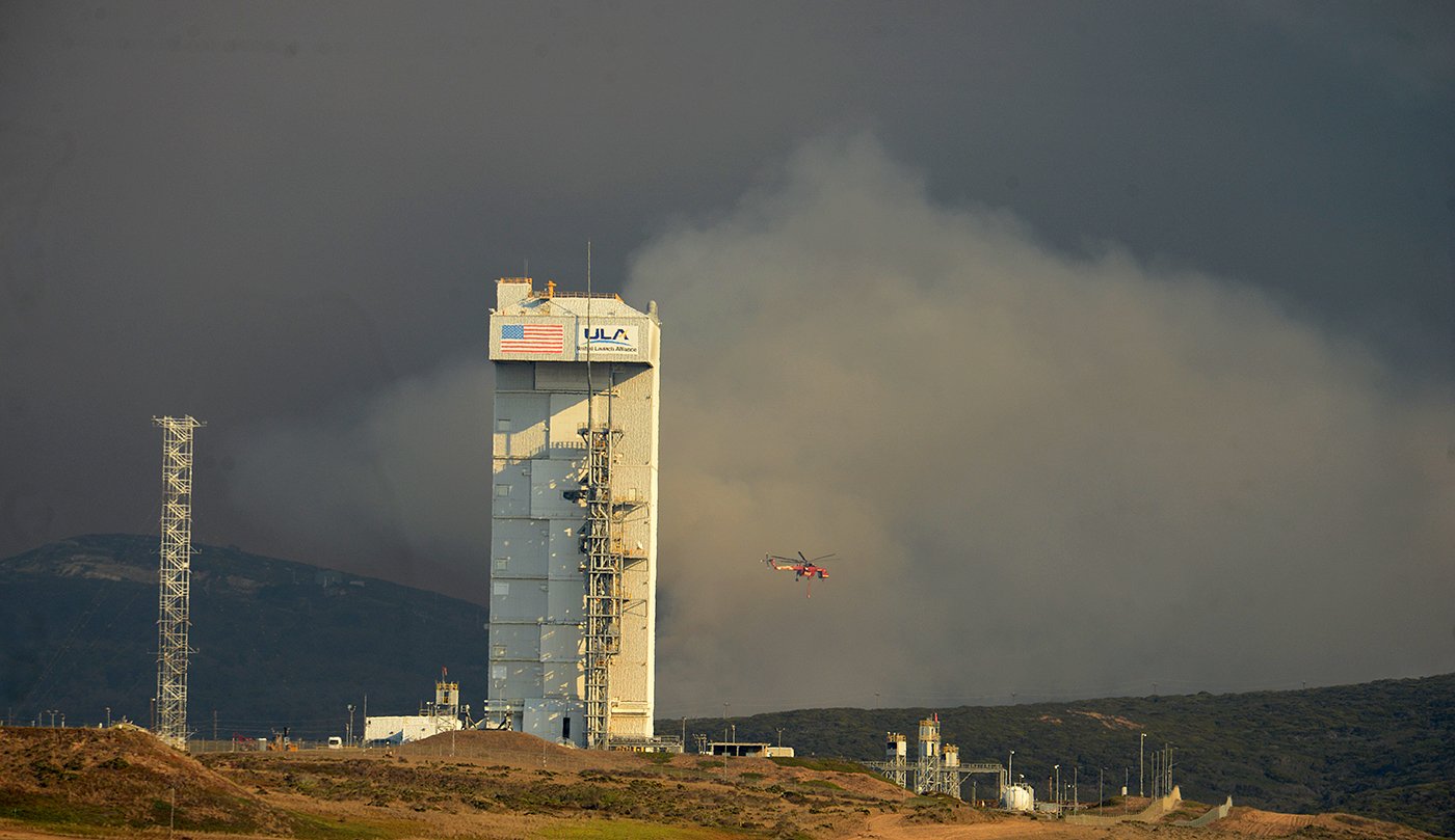 Vandenberg Air Force Base Fire Delays Rocket Launch