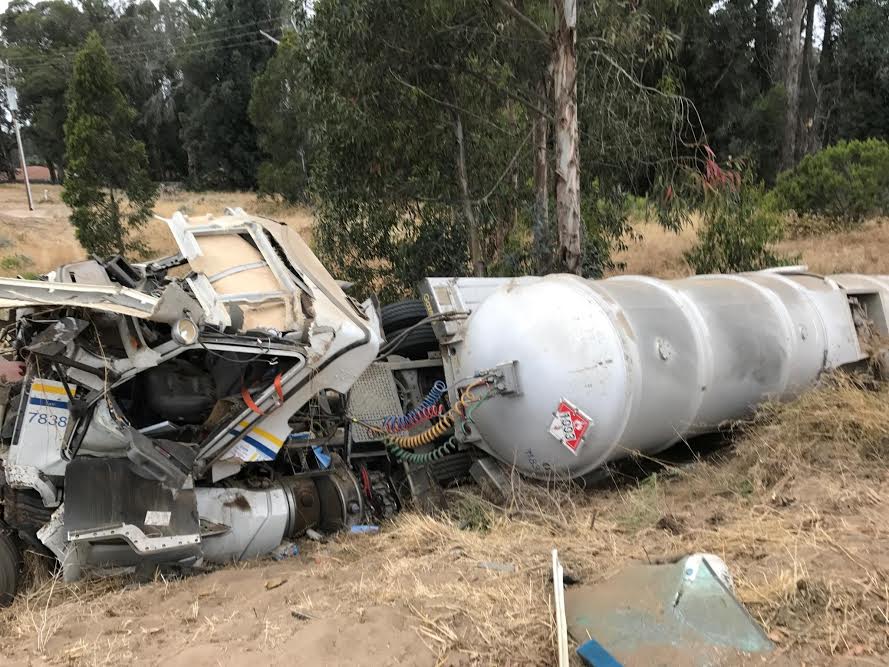 tank truck rollover