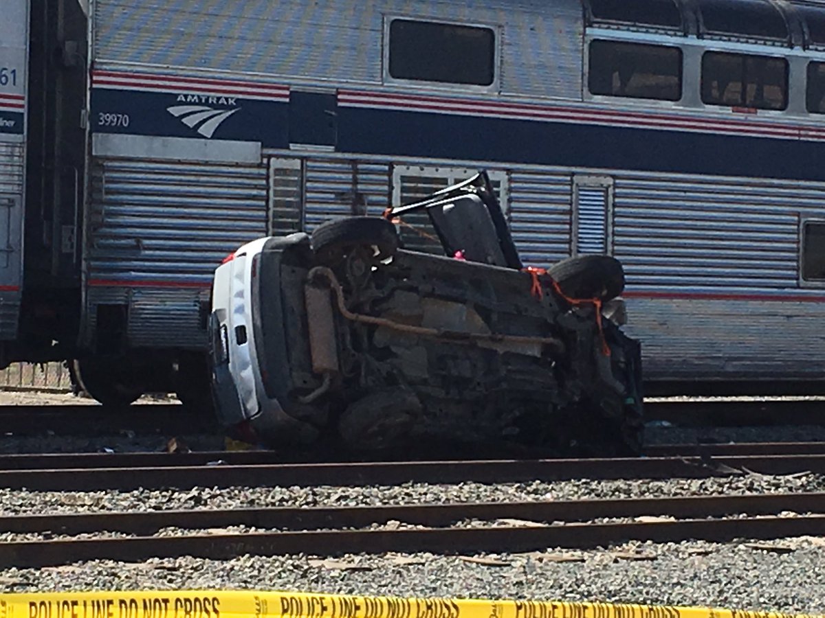 Amtrak Train Strikes SUV In Guadalupe, Woman Dies