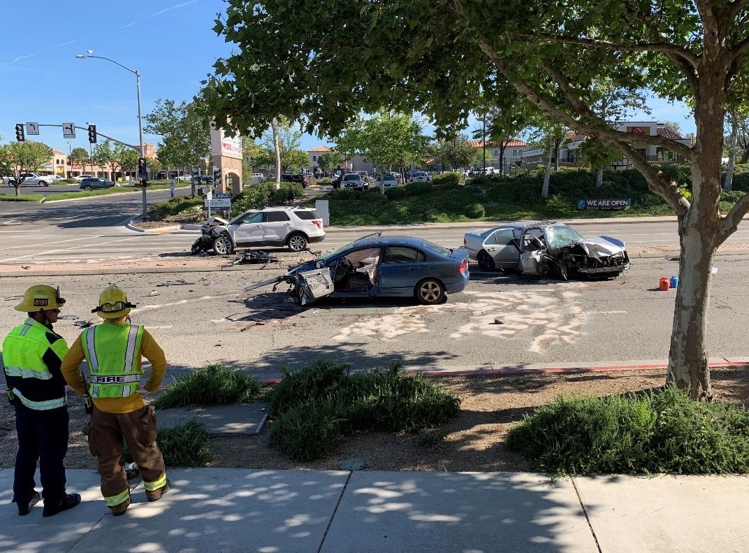A serial reckless driver crashes into two cars in Paso Robles