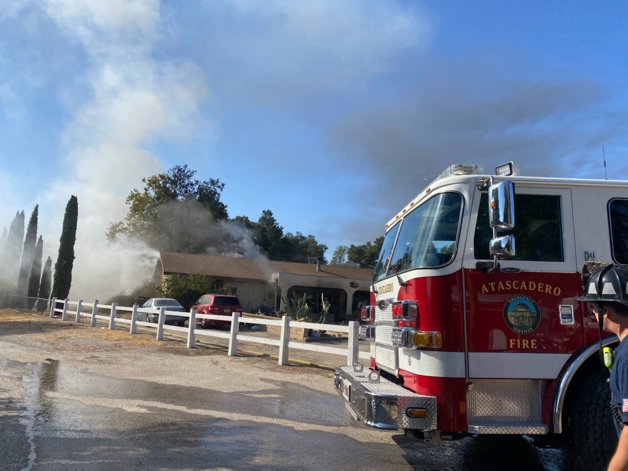 Three dogs killed, two people injured in Atascadero fire