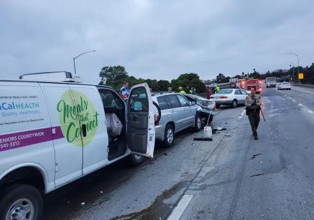 Seven car crash slows traffic on Highway 101 in Pismo Beach - Vimarsana News