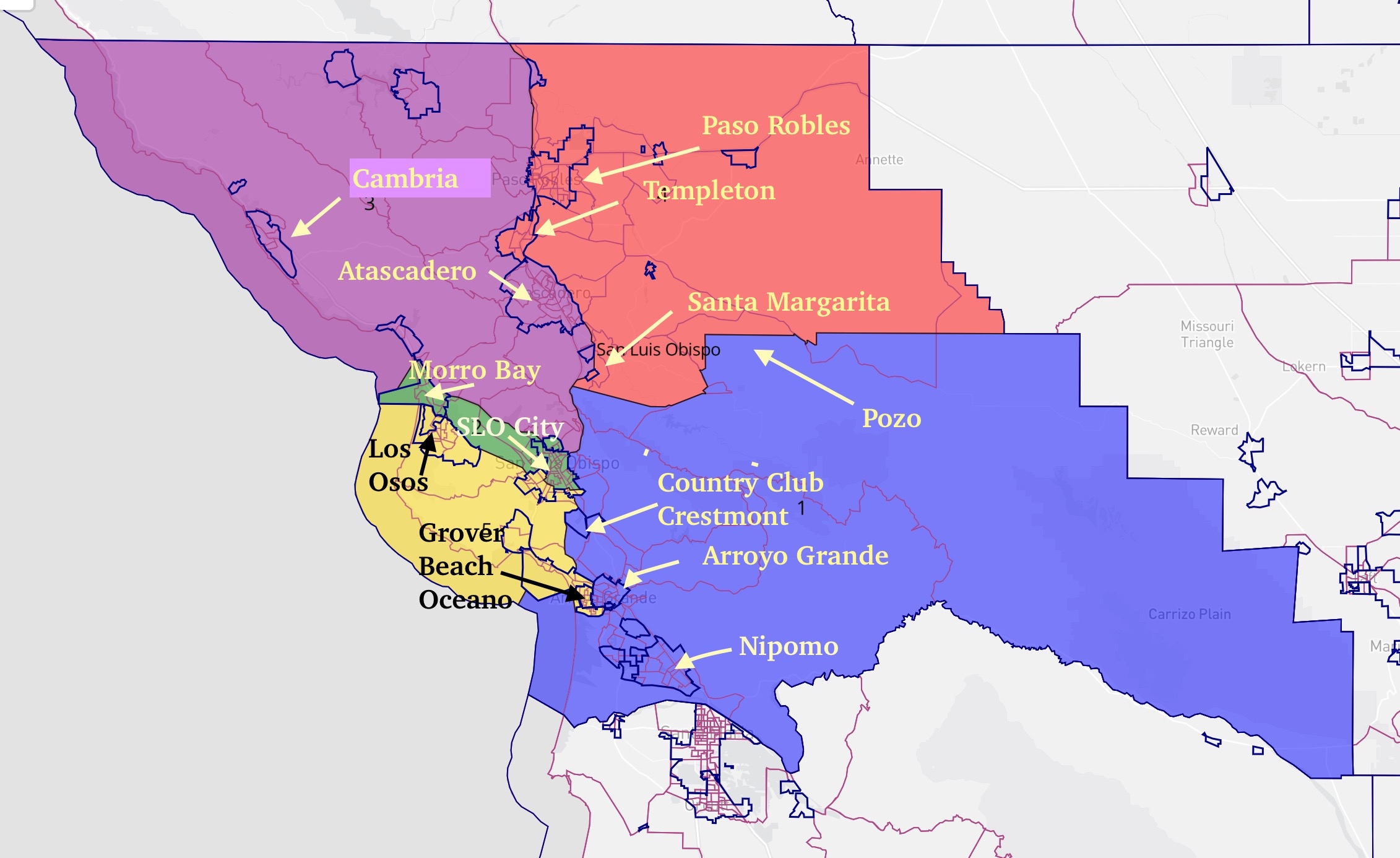 Nothing new in SLO County's redistricting battle - Vimarsana News