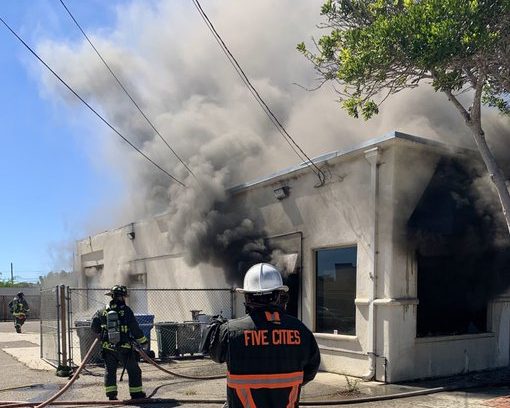 Fire damages commercial building in Arroyo Grande - Vimarsana News
