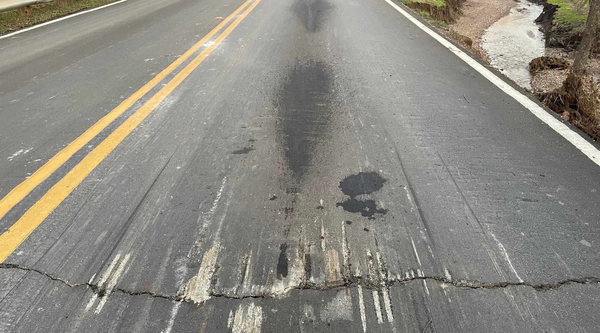 driver-ignores-road-closure-in-templeton-truck-sinks-in-concrete