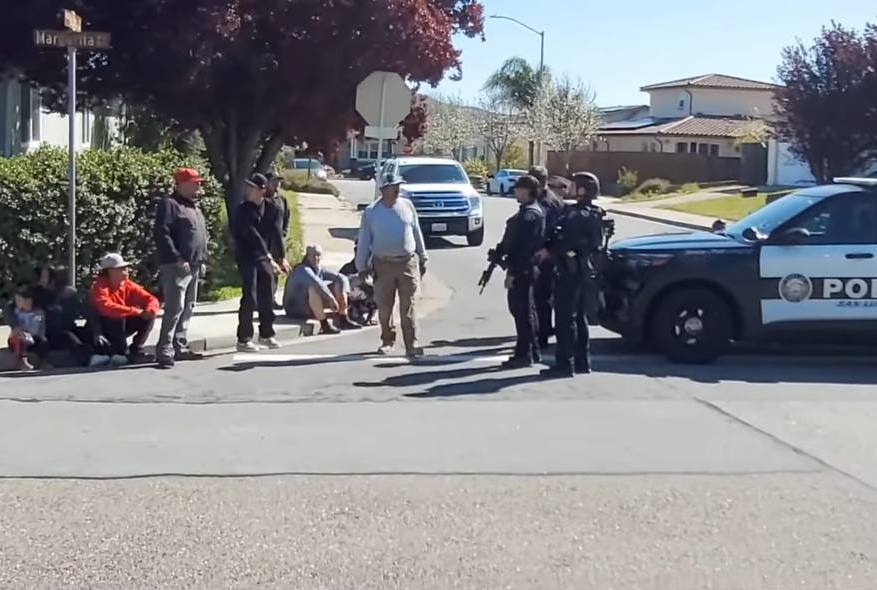 Police swarm SLO street find BB gun after false shooting report