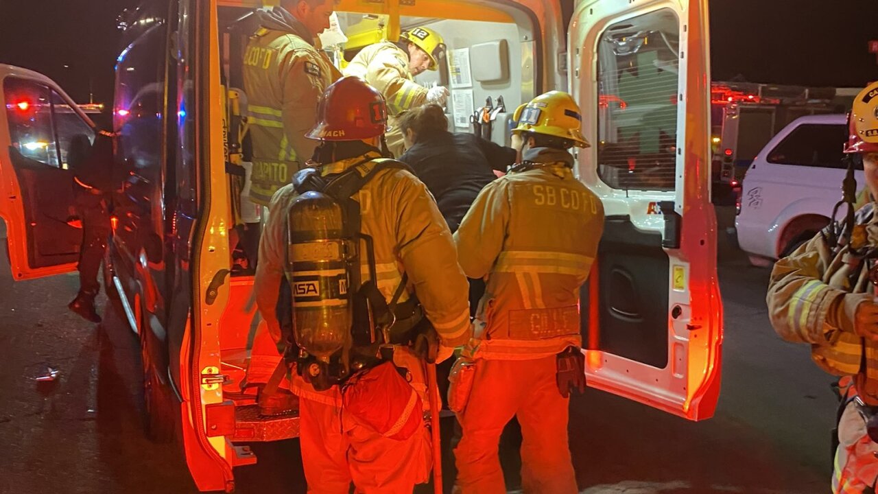 Man Critically Injured In House Fire In Santa Barbara   Santa Barbara Fire Man 