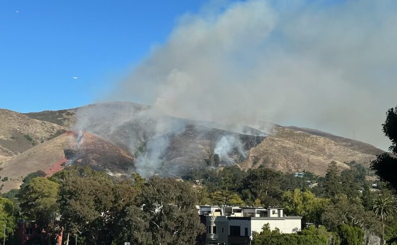 Lizzie Fire In San Luis Obispo Burns 100 Acres, Spread Stopped