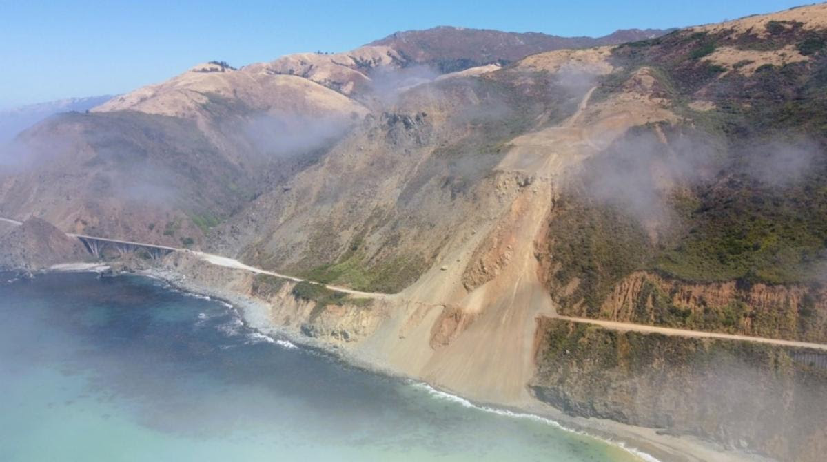 Caltrans stops repairs on Highway 1 in Monterey County