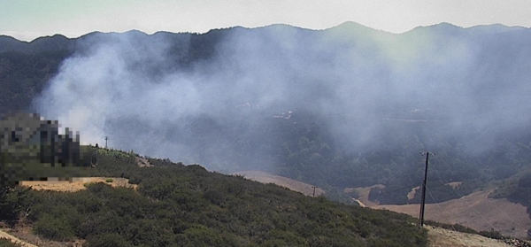 Walnut Fire San Luis Obispo